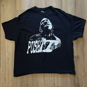 Pusha T Official Daytona Black Shirt Size 3XL Clipse Hip Hop Tour Merch Rap Tee